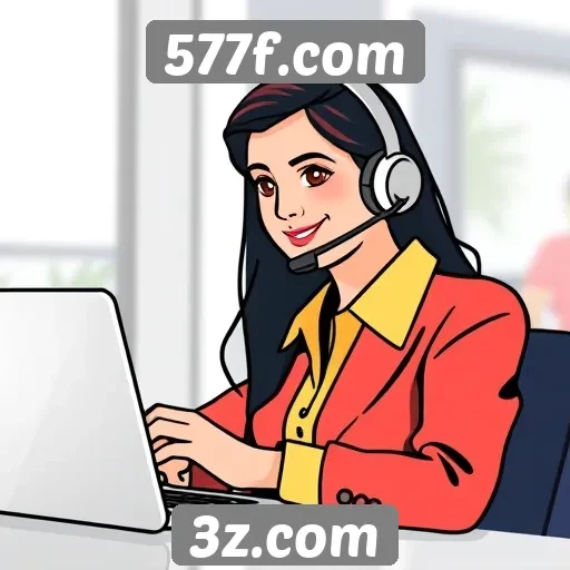 Funcionalidade do suporte ao cliente no 577f.com